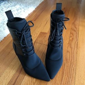 Alexander Wang all black bootie